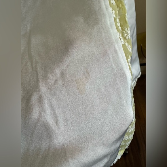 MAJORELLE Cady Mini Dress in Ivory & Pale Yellow S - Picture 16 of 16